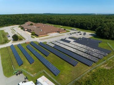 solar panels at Killingly High School