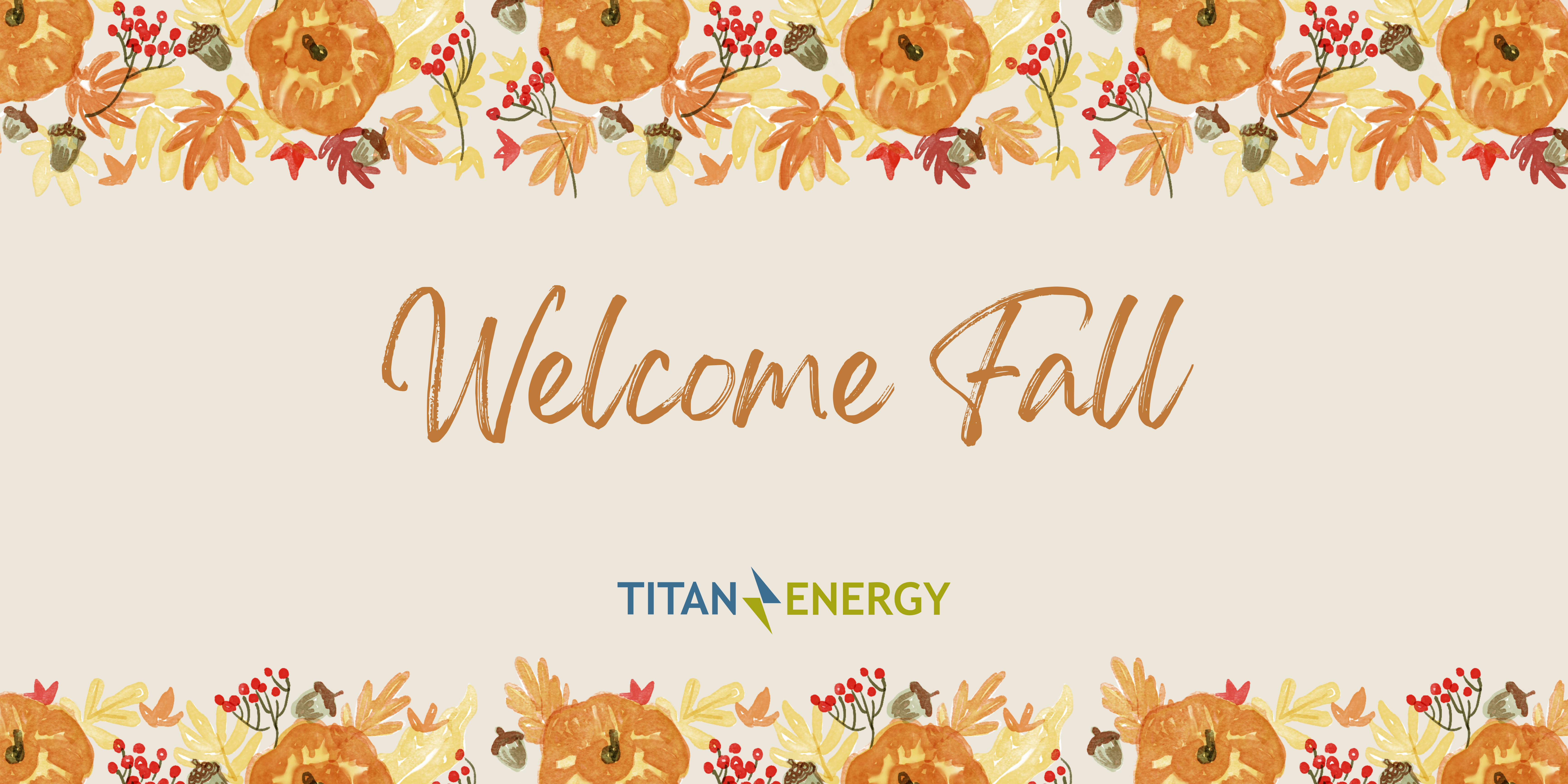 Welcome Fall