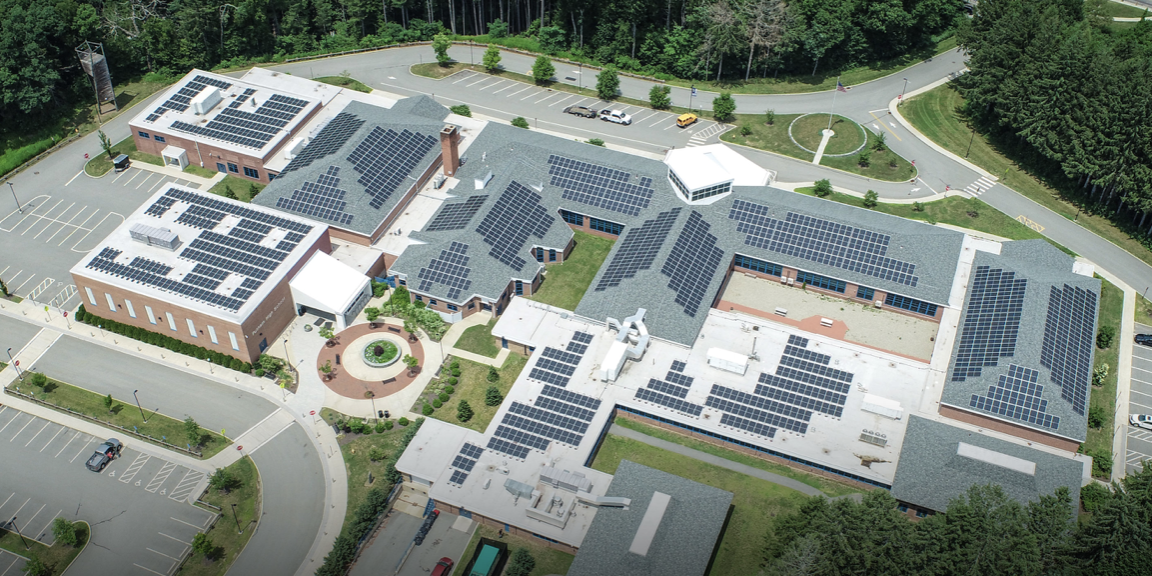 Solar panels at Putnam Public Schools