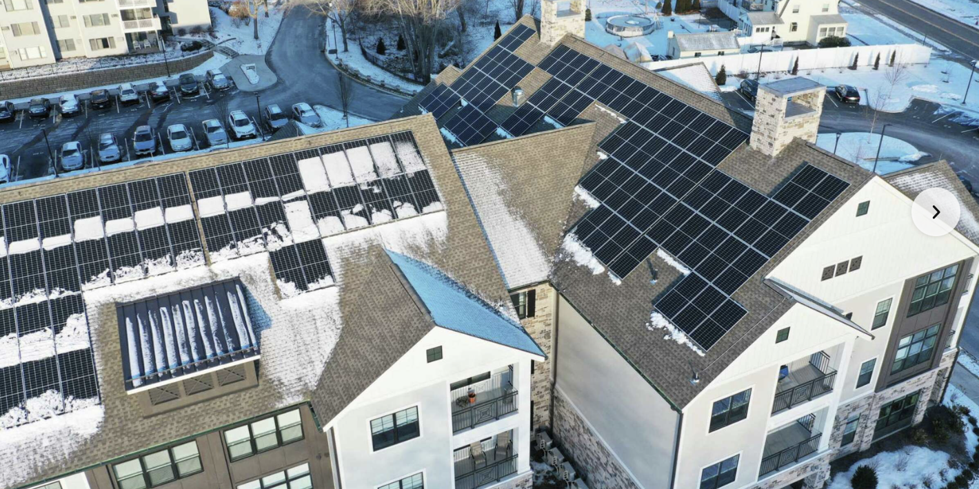 solar panels at Cromwell Retirement Home
